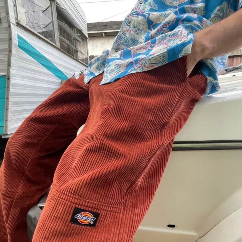Dickies Men's Rust Corduroy Work Pants